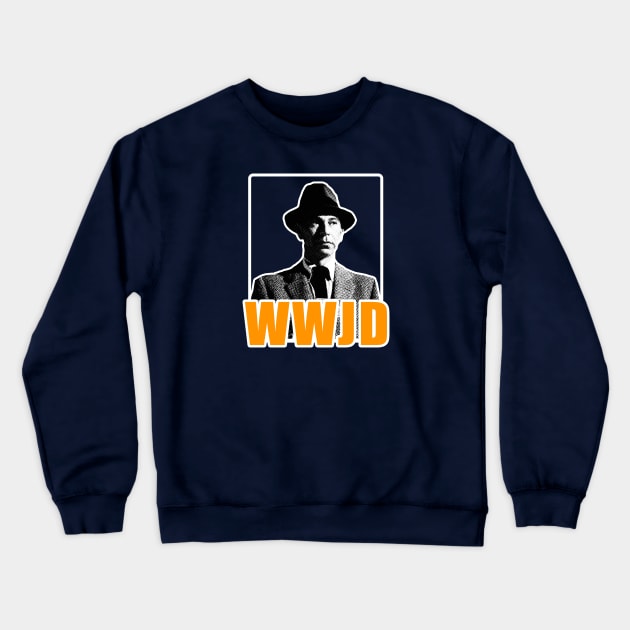 WWJD - What Would Joe Do? Crewneck Sweatshirt by TeeShawn